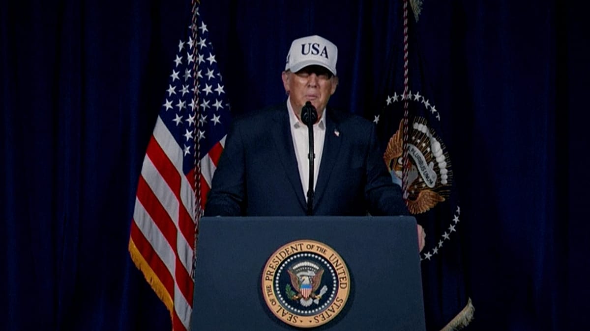 Video. Watch how Trump announces major combat operations against Iran