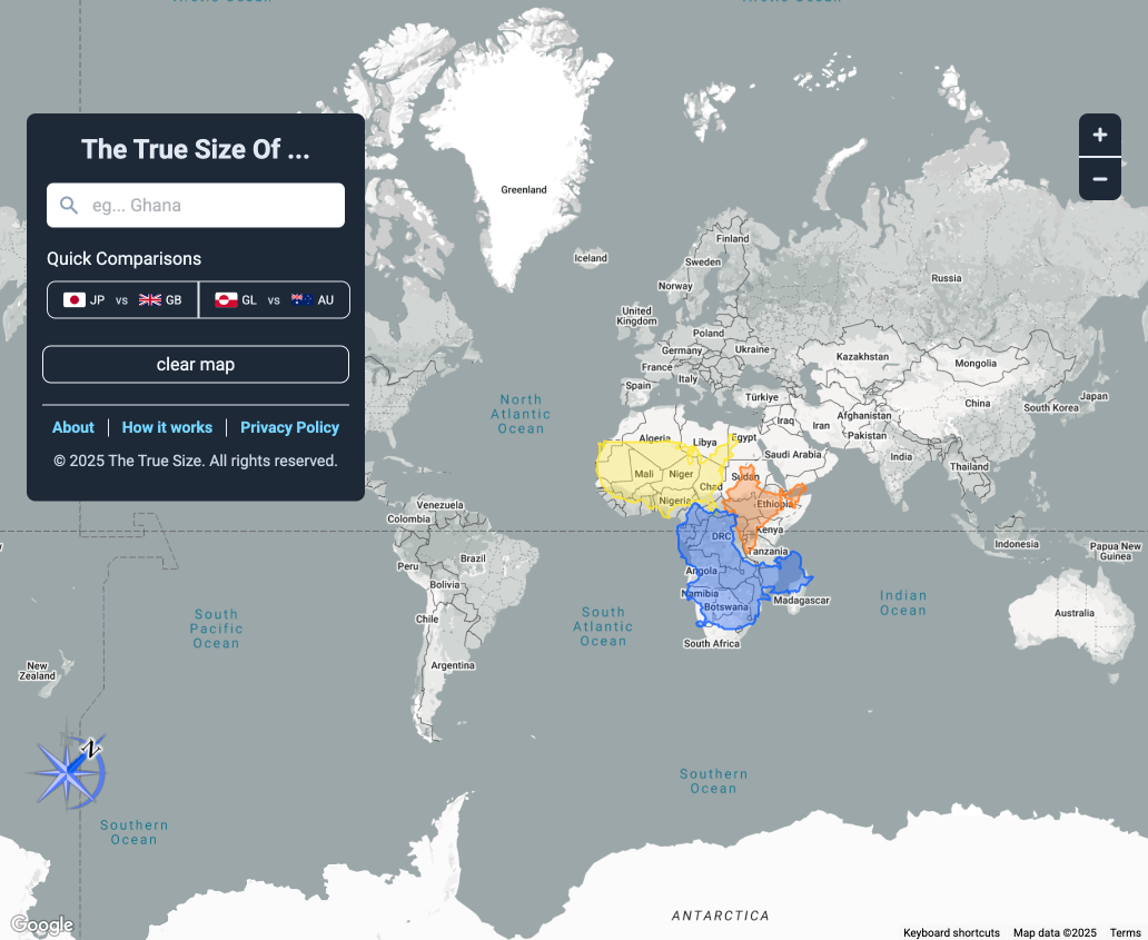 Compare Countries, States, Provinces, and Regions with This Simple Tool