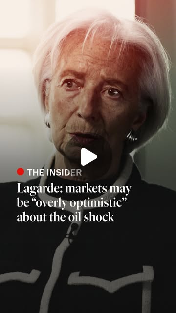 The Economist su Instagram : "Markets may be “overly optimistic” about the impact of the Iran conflict, says @christinelagarde, the president of the European Central Bank. She tells The Economist’s editor-in-chief, @zannymintonbeddoes, that a return to normality could take years. Click the link in our bio to watch the full interview on The Insider at 6pm London time."