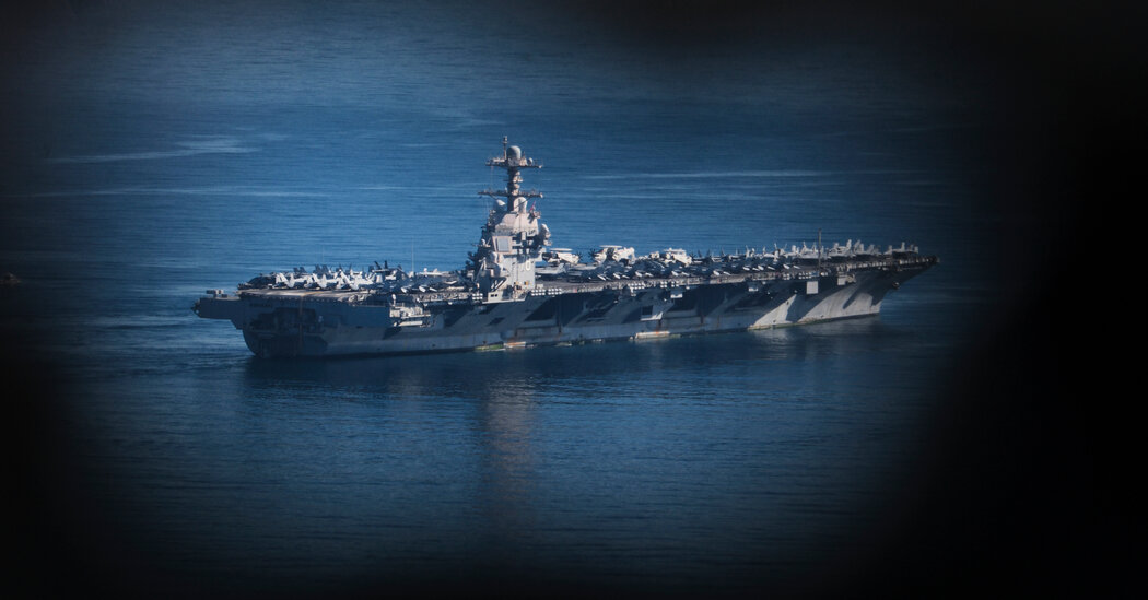 Fire on the U.S. Aircraft Carrier Gerald R. Ford Raged for Hours, Sailors Say