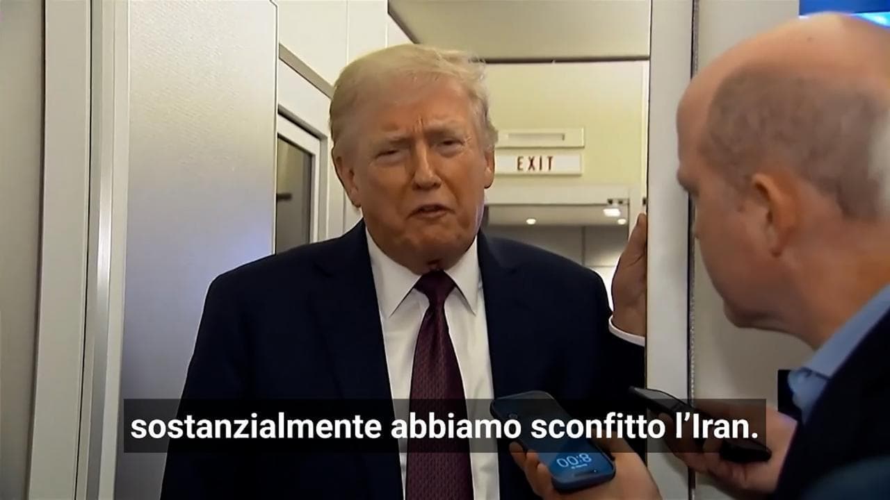 Trump: "Iran sostanzialmente sconfitto, vuole negoziare ma non è ancora pronto"