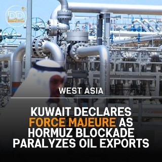 ‼️🚨🇰🇼 La Kuwait Petroleum Corporation ha dichiarato forza maggiore su tutte le spedizioni di petrolio greggio e prodo...