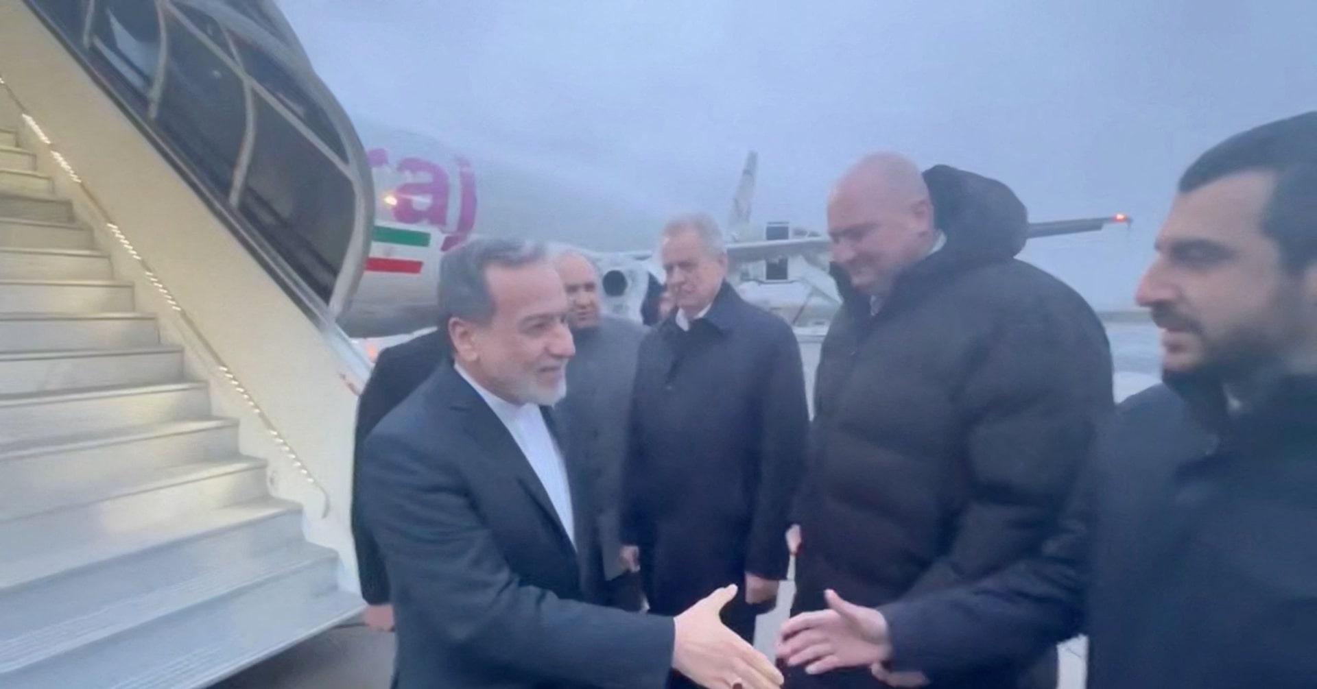 Iranian foreign minister heads to Russia, Trump says 'call us' to negotiate