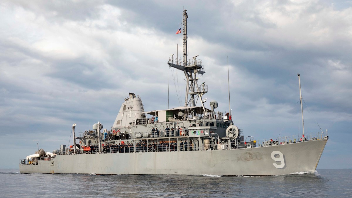 Flurry Of Navy Minesweepers Appear To Be Heading Toward The Middle East