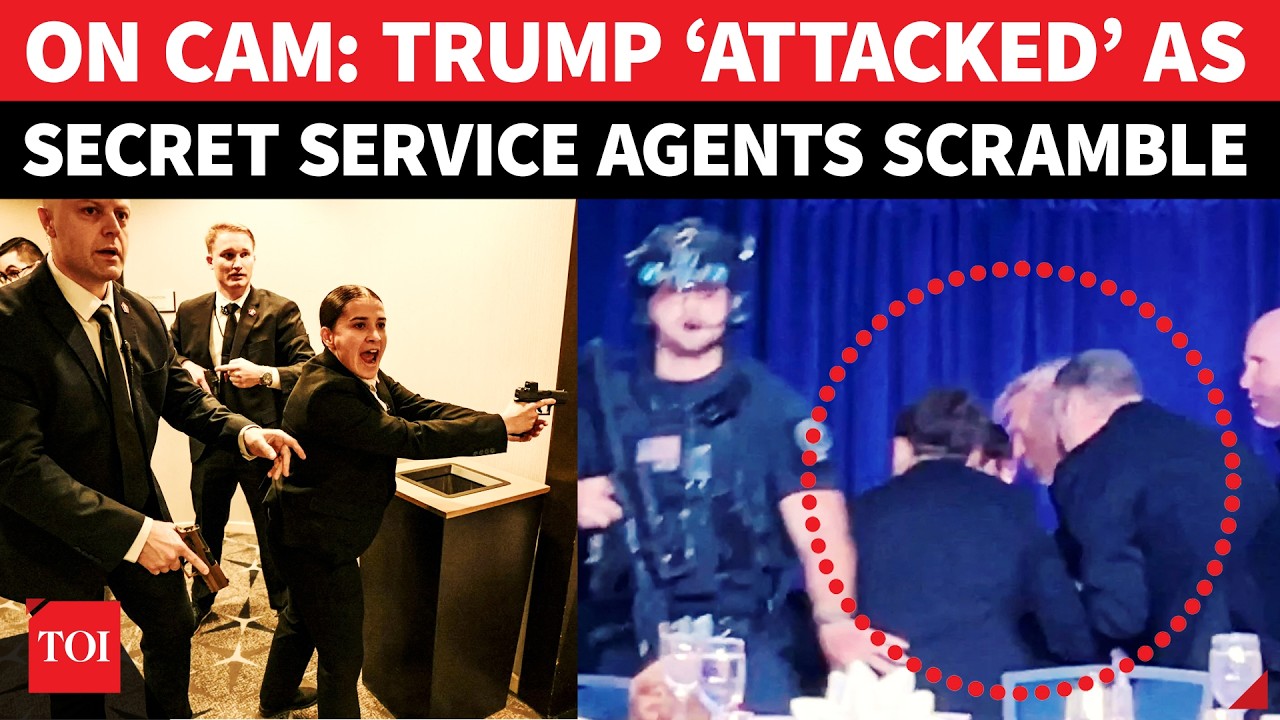 FIRST Video Of Trump ‘ATTACK’ At White House Correspondents Dinner; ‘Hide Under The Table, Run…’