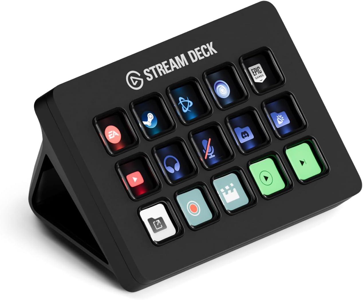 Elgato Stream Deck MK.2 – Controller da studio, 15 tasti macro, attiva azioni nelle app e in software quali OBS, Twitch, ​YouTube e altro, funziona con Mac e PC : Amazon.it: Videogiochi