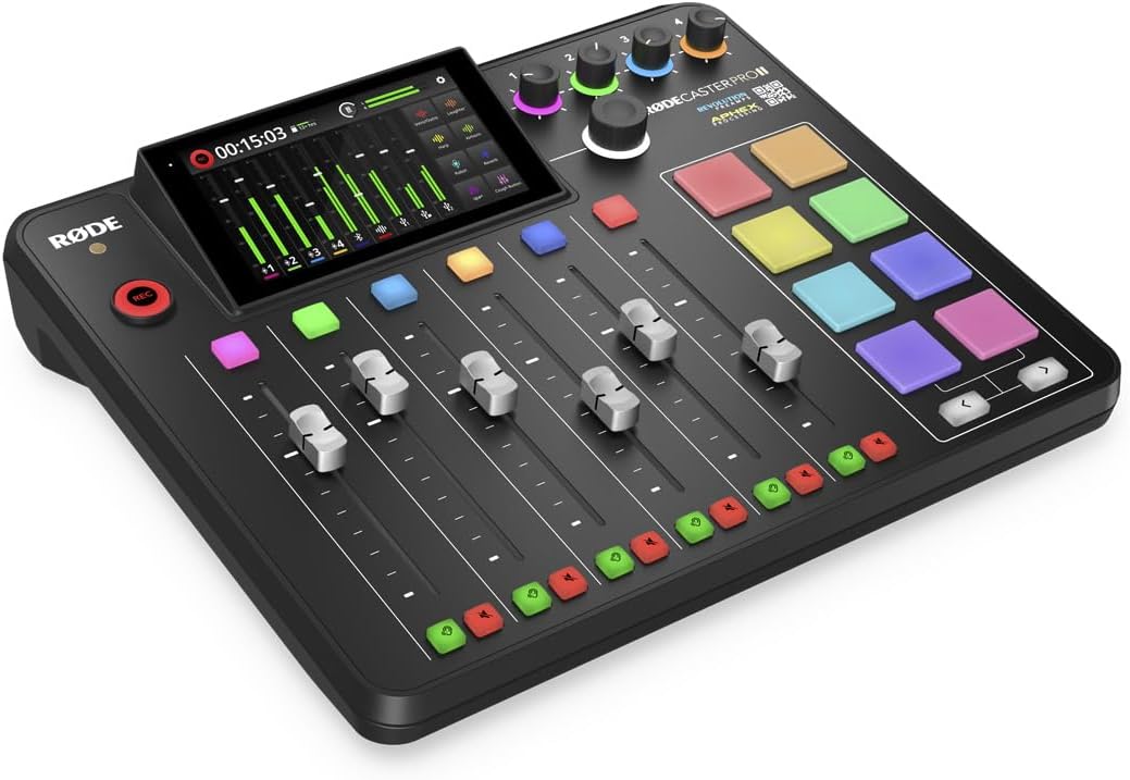 RØDE RØDECaster Pro II Soluzione di produzione all-in-one RØDE RØDECaster Pro II per i podcast, lo streaming, la produzione musicale e la creazione di contenuti : Amazon.it: Strumenti Musicali