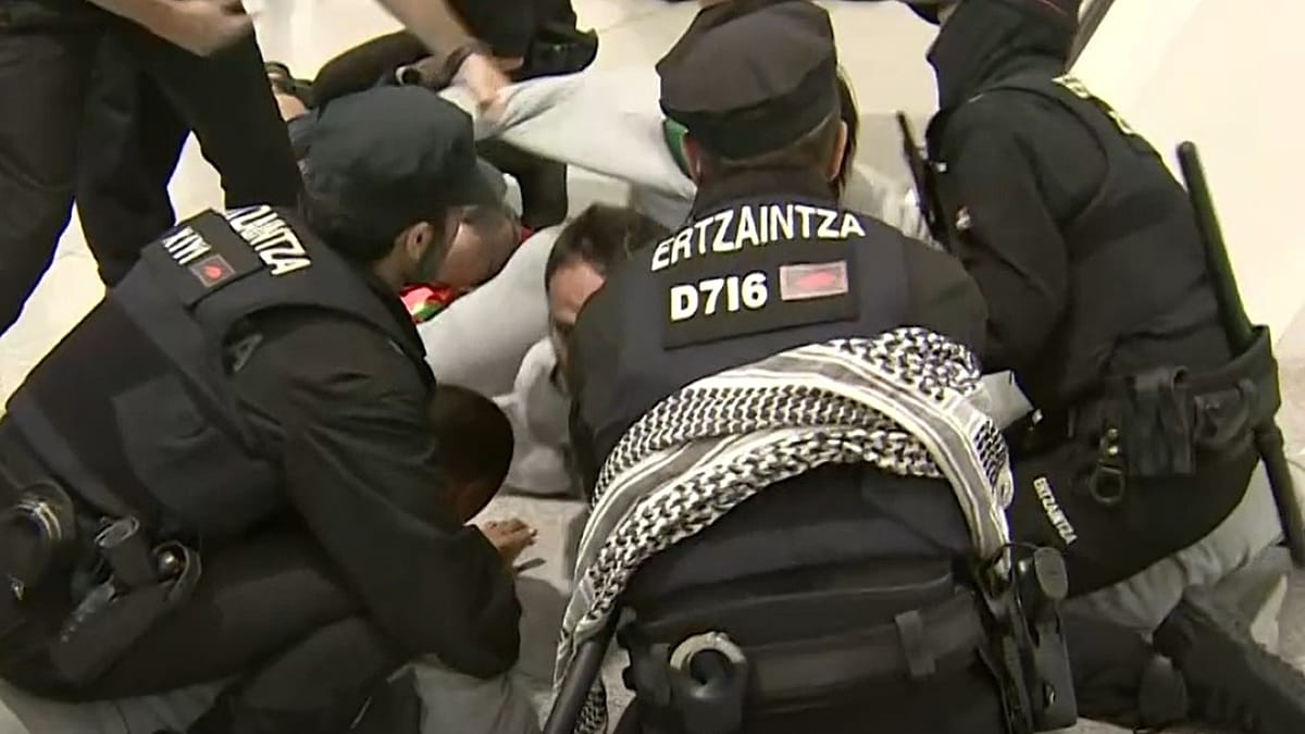 Gaza flotilla activists met with police violence upon return to Spain