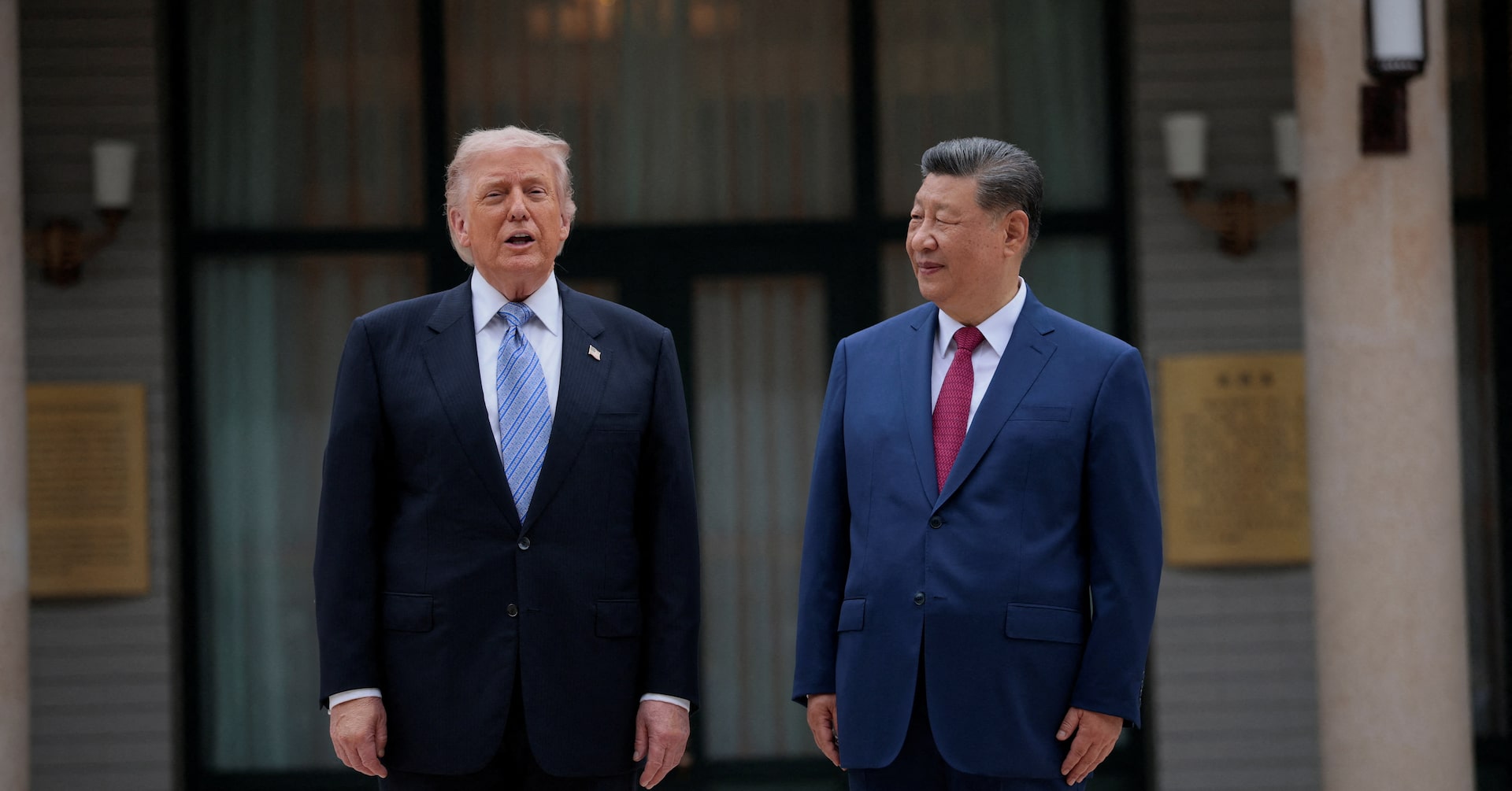 Trump in China live: Xi and Trump declare success but differences remain on Iran and Taiwan